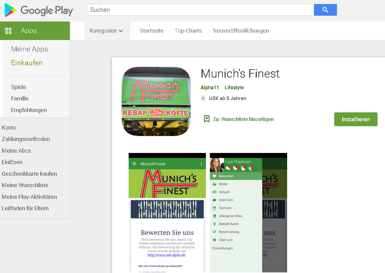 App Munich Finest 2017