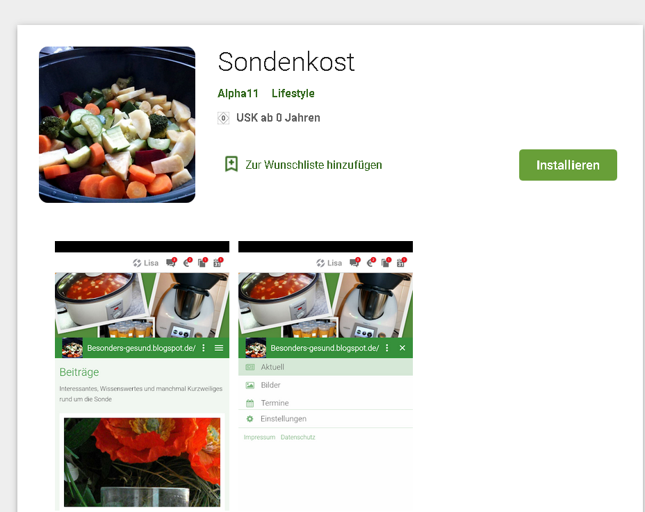 App-Sondenkost 2018